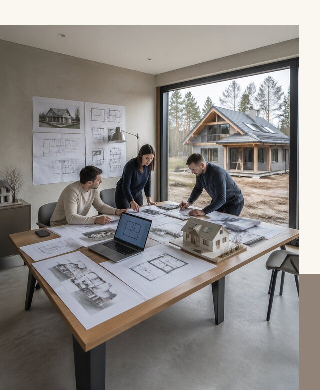 Проектирование и разработка домов с мансардой в Волхове