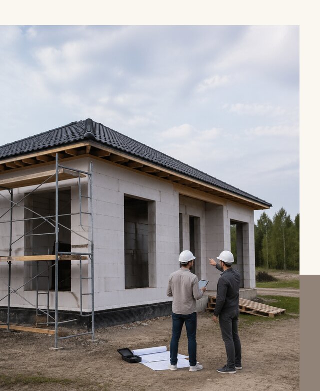 Проектирование одноэтажных домов из газобетона в Волхове